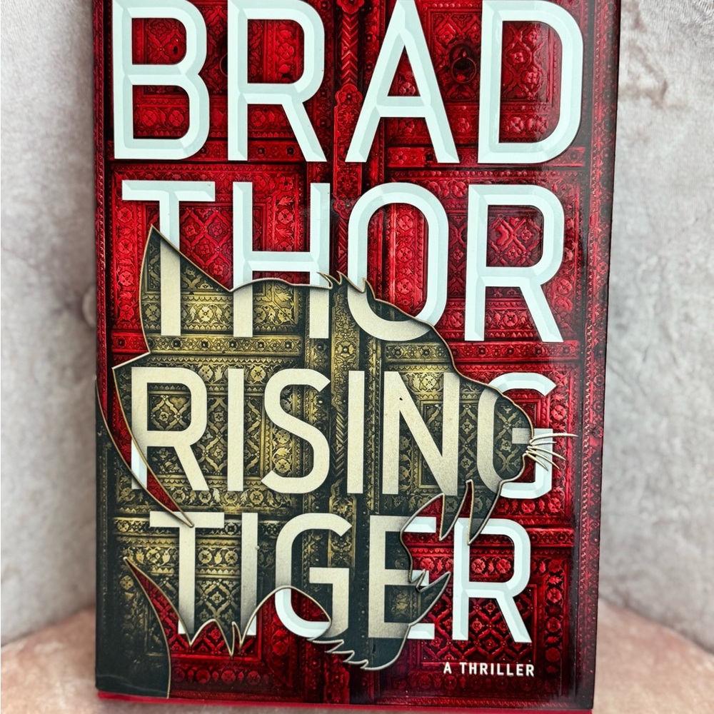 Rising Tiger - Red and Gold Cover